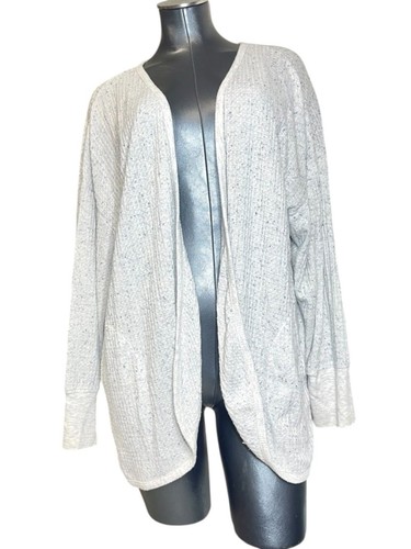 Koolaburra by UGG Australia Women's Sweater Cardigan Open Front Gray Cozy - Picture 1 of 8