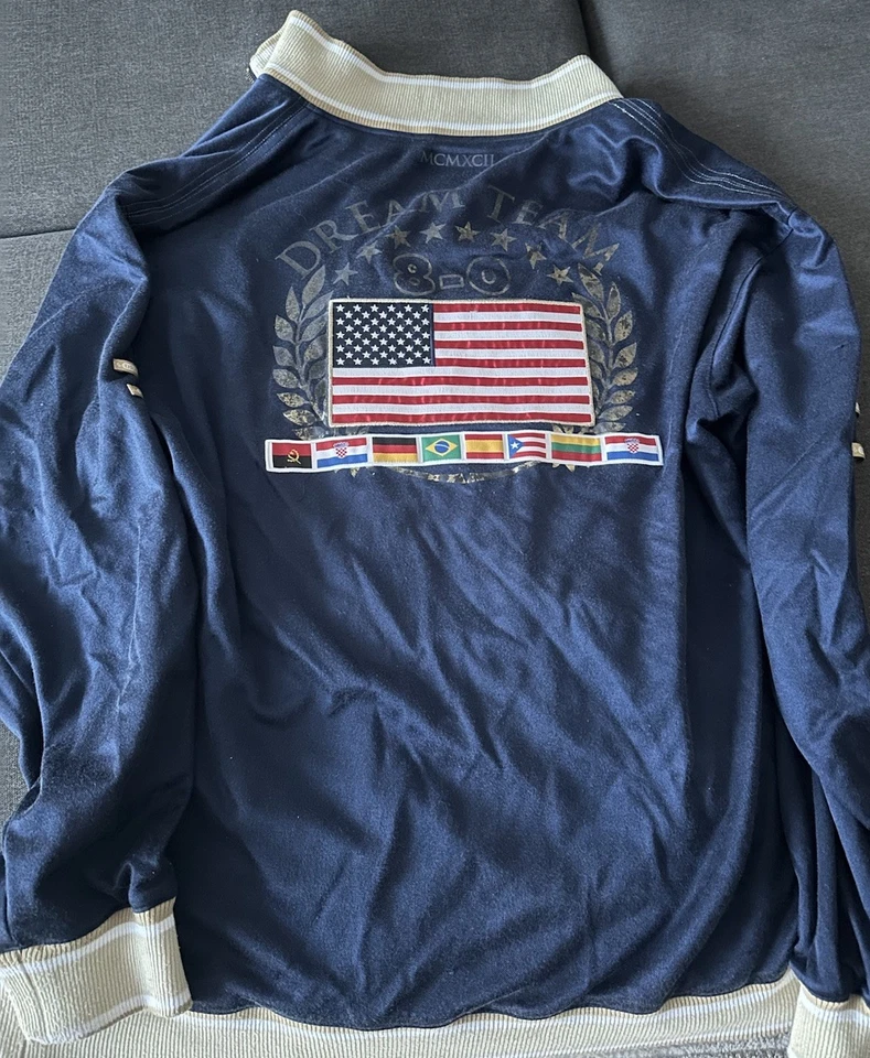Nike USA 1992 Olympia Jacke XL Dream Team Trainingsjacke Vintage Jordan - Bild 2 von 4