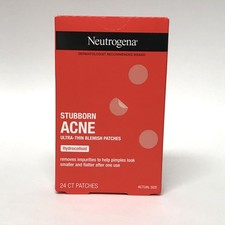 NEUTROGENA Stubborn Acne Ultra-Thin Blemish Patches, 24 count pack  NIP Sealed