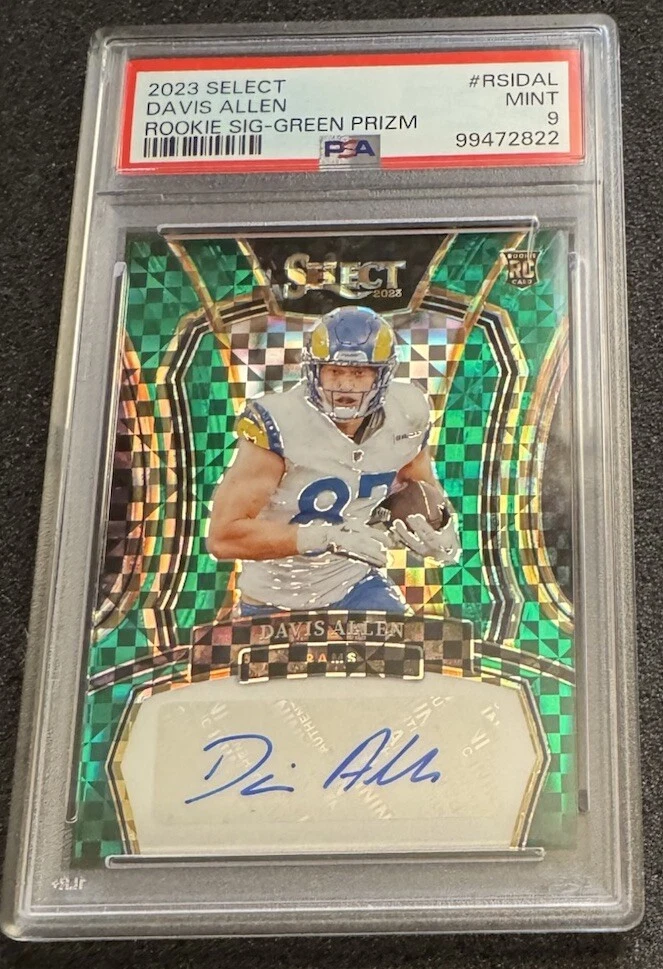 Davis Allen Panini Select Rookie Signatures #RSIDAL Green