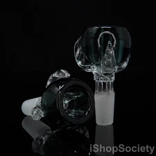 3" Dragon Claw Slide Bowl 14mm Water Pipe Hookah Head Piece Thick Glass Bowl BK
