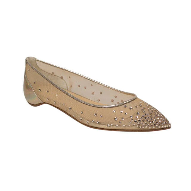 Christian Louboutin Follies Strass ballet flats for Women - White