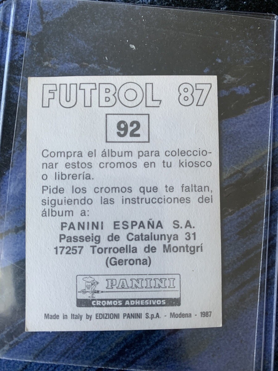 El Salvador Panini Card Autographed By Jorge Magico Gonzalez