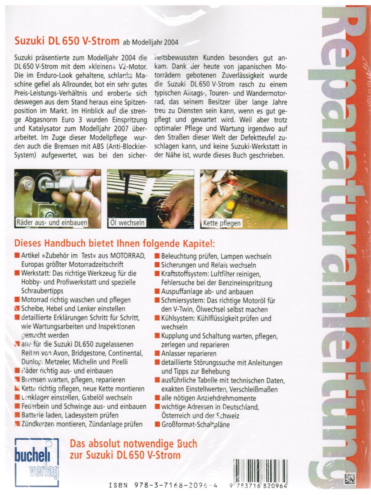 Thumbnail - Buch Reparaturanleitung Suzuki Dl 650 Dl650 V-strom Ab Modelljahr 2004