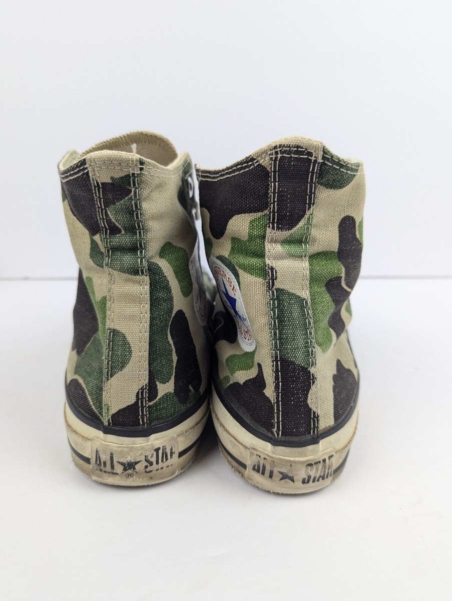 Vintage Converse All Star Hi Top Sneakers Camoflage 1980s Vintage Converse All Star Hi Top Sneakers Camoflage 1980s