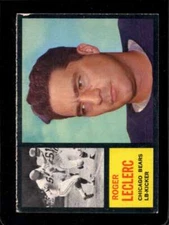 1962 TOPPS #19 ROGER LECLERC VGEX BEARS NICELY CENTERED *SBA10180