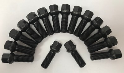 ALUFELGENSCHRAUBEN M14X1,5 X 16 RADIUS BIMECC 27mm GEWINDE PASSEND FÜR SEAT IBIZA ALTEA