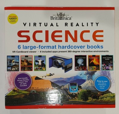 Encyclopedia Britannica Virtual Reality SCIENCE Exploration 6 Books Interactive