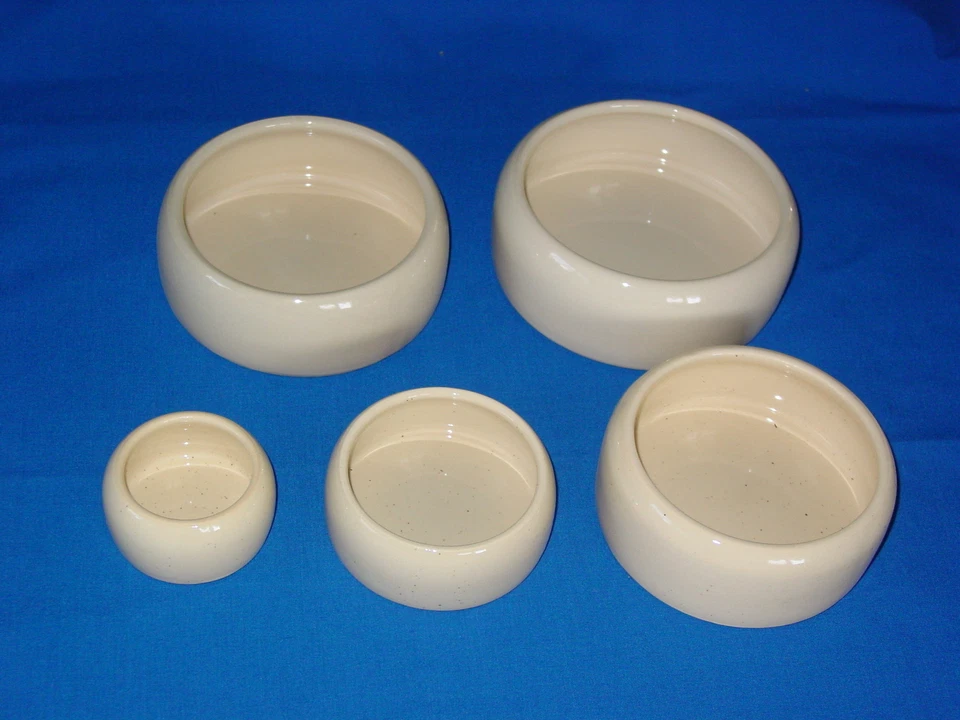 NOBBY Futternapf Keramik 125ml - 1 l Wassernapf - Futterschale für Vögel Nager Hunde