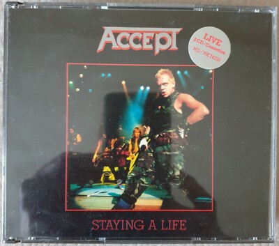 Accept - Staying A Life (1985) 2xCD-Box RCA Records