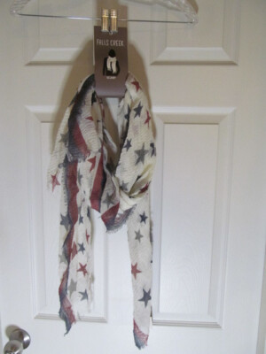Falls Creek Americana Scarf, Stars and Stripes, Fourth of July