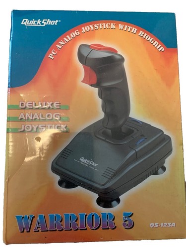 Vintage Quickshot AeroAce 5 Deluxe Joystick IBM PC QS-151 Flight