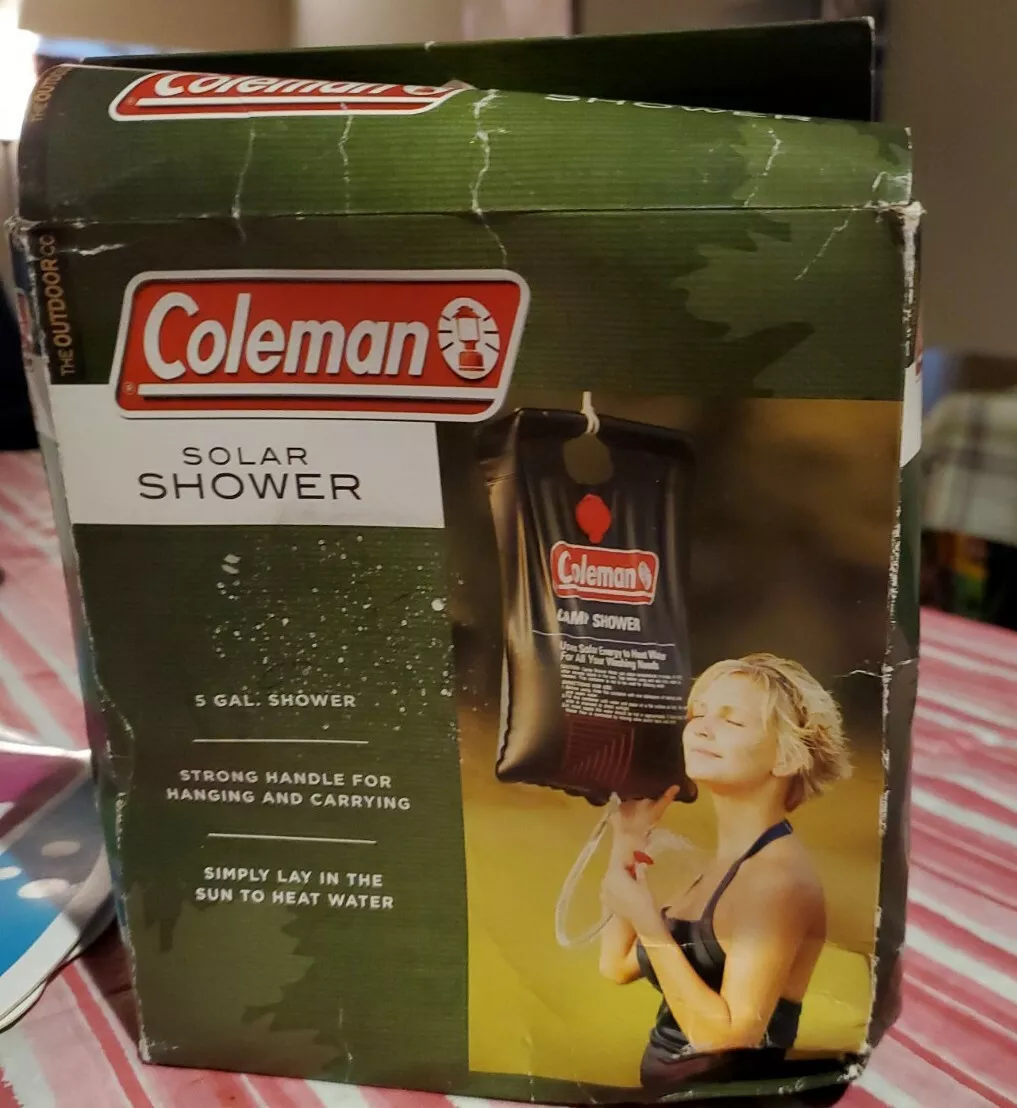 Coleman solar cheap shower bag