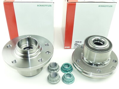 VW T5 T6 TRANSPORTER MULTIVAN TOUAREG 2x FAG RADLAGER SATZ RADNABE VORN HINTEN