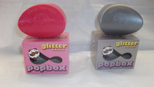 Sparkly Glitter GIRLY PINK or Glitter SILVER Pringle Holder BOXED & Brand New