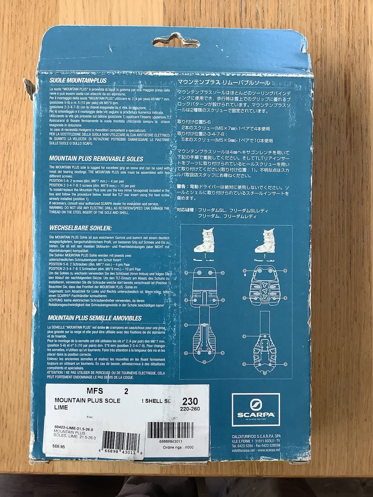 SALOMON Suole di ricambio Scarpa Freedom