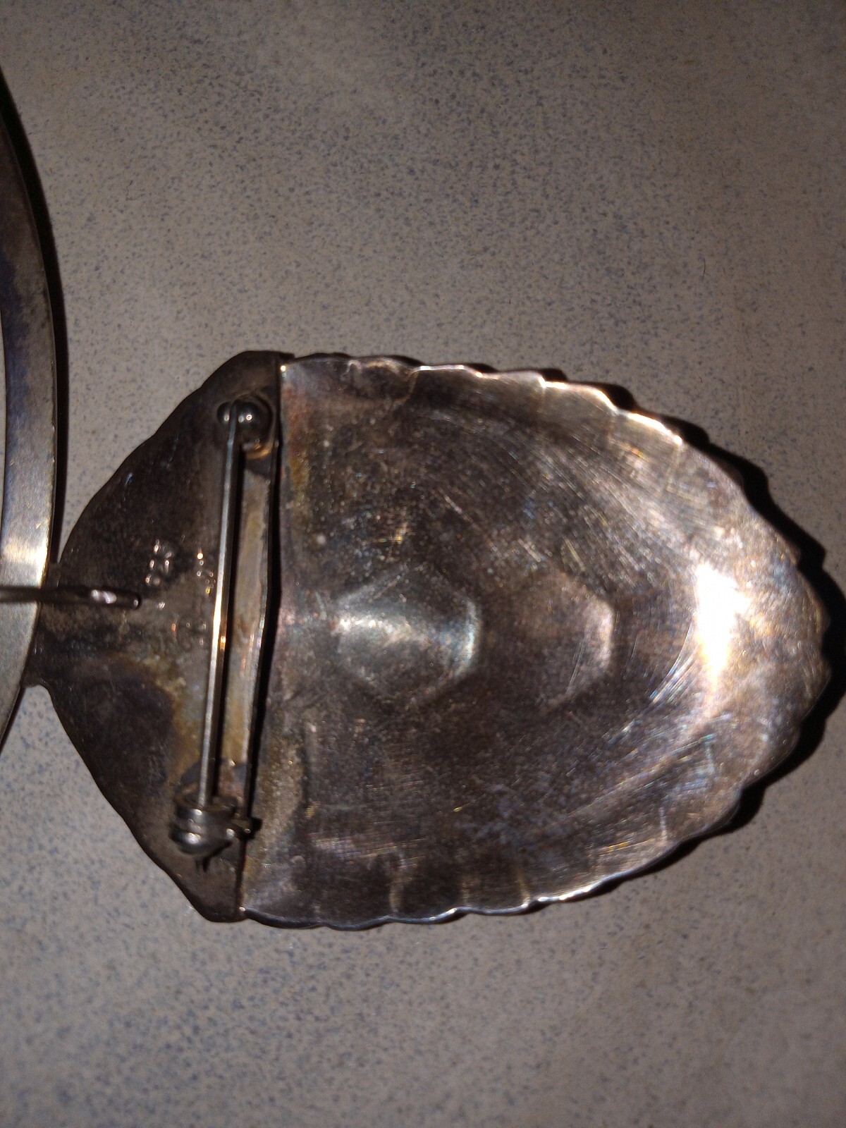 Vintage  Native American Solid Sterling Silver Tu… - image 4