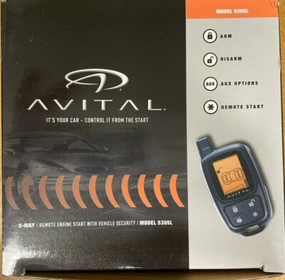 Avital - 5305L - 2-Way LCD Remote Start Keyless Entry With Security System