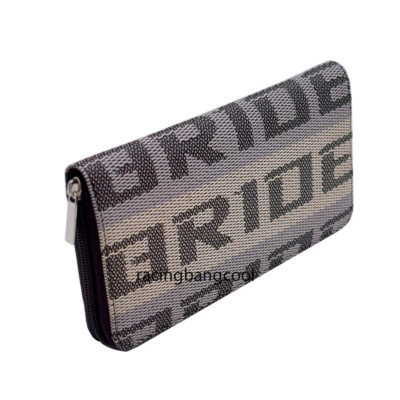 JDM Bride Custom Stitched B/G Racing Fabric Wallet Gradate Men/Women