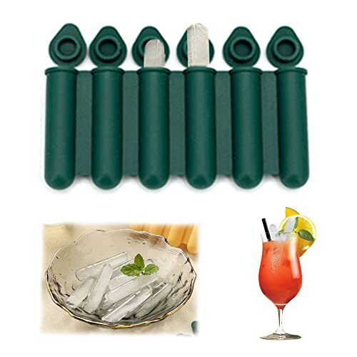 YEJAHY Mini stampi in silicone per cubetti di ghiaccio, stampi con (j2x)