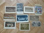 Lot 10 pious images series / The sacrament Holy cards santini