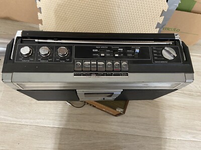 Sharp GF-6262 Metal Boombox Am/Fm Radio & Tape Recorder | eBay