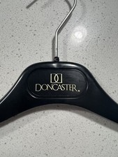 1 Vintage DONCASTER Custom Clothing Plastic Clothes Coat Dress Shirt Hanger