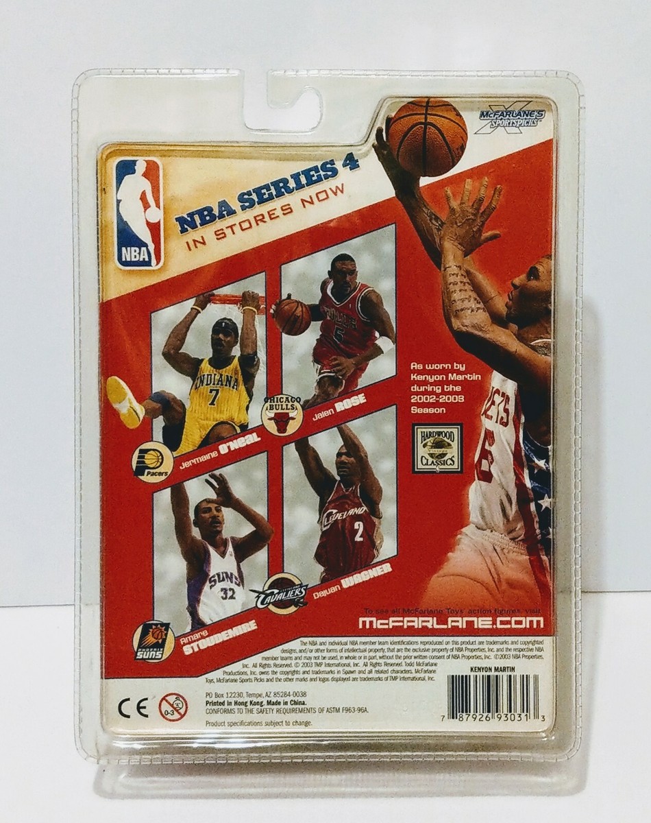 McFarlane Toys NBA Basketball Kenyon Martin Nets Figure MIB for