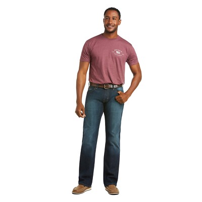 Ariat M7 Rocker Fremont Herrenhose Jeans Reithose Denim
