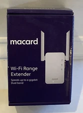 Macard Wi-Fi Dual Band Range Extender & Access Point 2.4GHz & 5GHz Model RE1200
