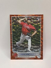 Francisco Morales 2022 Topps Update #US318 Red Foil RC Rookie Card #/199. rookie card picture