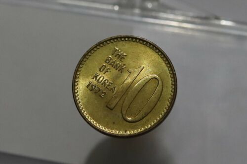 Korea-South 10 Won 1972 Brass KM#6a HIGH GRADE B46 #45