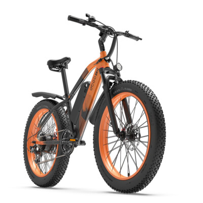 GOGOBEST GF600PLUS E-Fahrrad Fatbike 100OW Motor 20Ah Akku 72N.m Orange