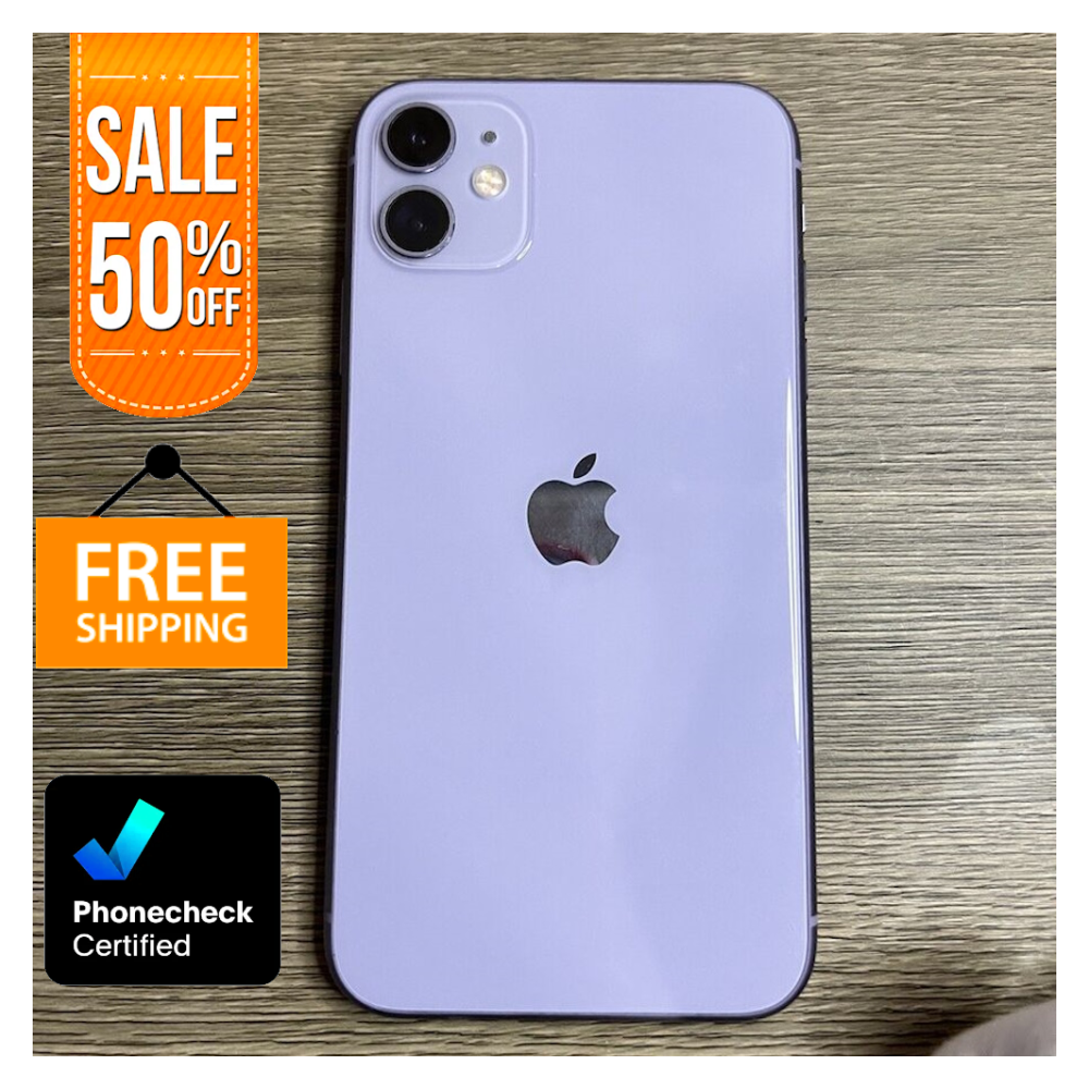 Apple iPhone 11 Purple Black 64GB 128GB Unlocked Verizon T-Mobile