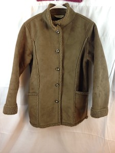 ll bean fleece button up