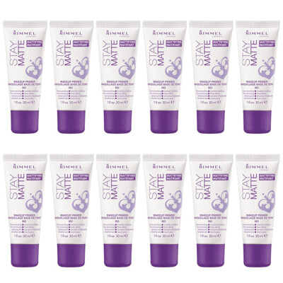 Pack of (12) New Rimmel Stay Matte Primer, 1 Fluid Ounce