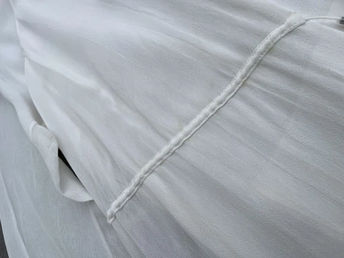 Stunning Women's ANNETTE GORTZ Layered Lagenlook Avant Garde Jacket Coat White M image 18