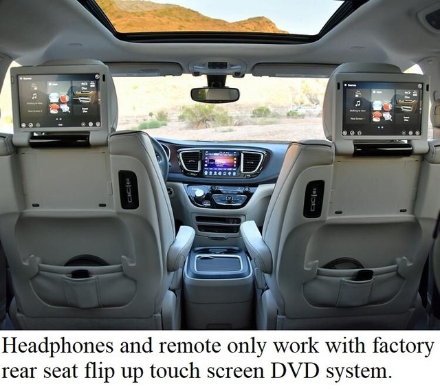 20172019 Chrysler Pacifica Uconnect DVD Theater System 2 Headphones
