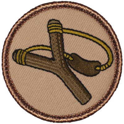 Slingshot Patrol Patch - 2'' Round Embroidered Patch
