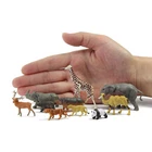 Model Trains HO Scale 1:87 Zoo Wild Animals Elephant Tiger Giraffe Panda Bear