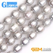 Cultured Pearl Gemstone Nugget Beads For Jewelry Making Free Shipping 8-9x9-10mm