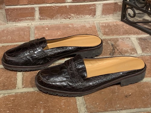 chunky loafer slides