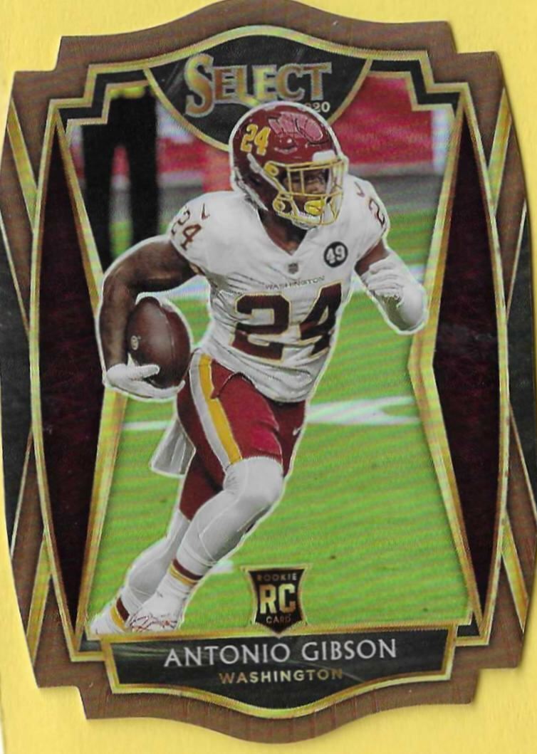 2020 Select Copper Premier Level Diecut Antonio Gibson Washington RC 235/355