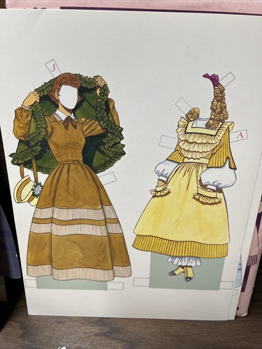 Little Woman paper dolls 1996 by Tom Tierney - Picture 8 of 11