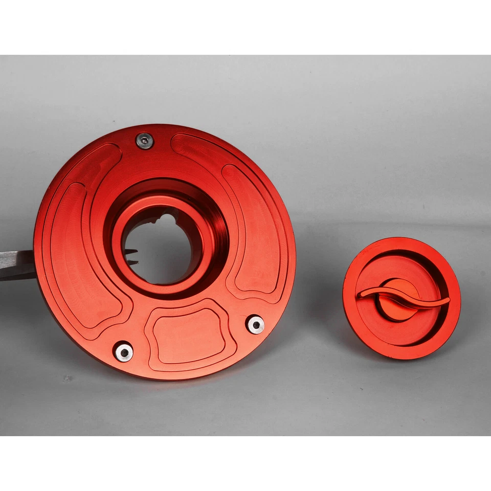 For Honda CB600F CB900F Hornet 599 600 900 919 All Years CNC Fuel Gas Cap US Red Foto 4 de 4
