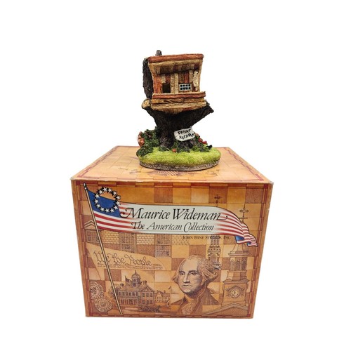John Hine Tree House Figurine in Box AC037 EUC Maurice Wideman eBay