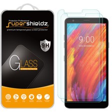 [Paquete de 2] Protector de pantalla de vidrio templado Supershieldz para LG Tribute Royal