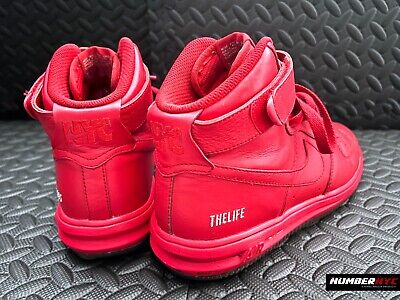 Nike Air Force 1 High ID by You 779426-993 All Red NYC RARE Nike Air Force 1 High ID by You 779426-993 All Red NYC RARE