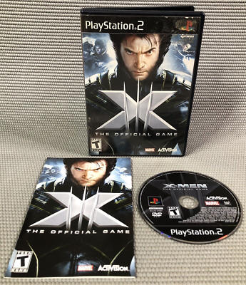 X-Men The Official Game (PlayStation 2 PS2, 2006) CIB Complete w