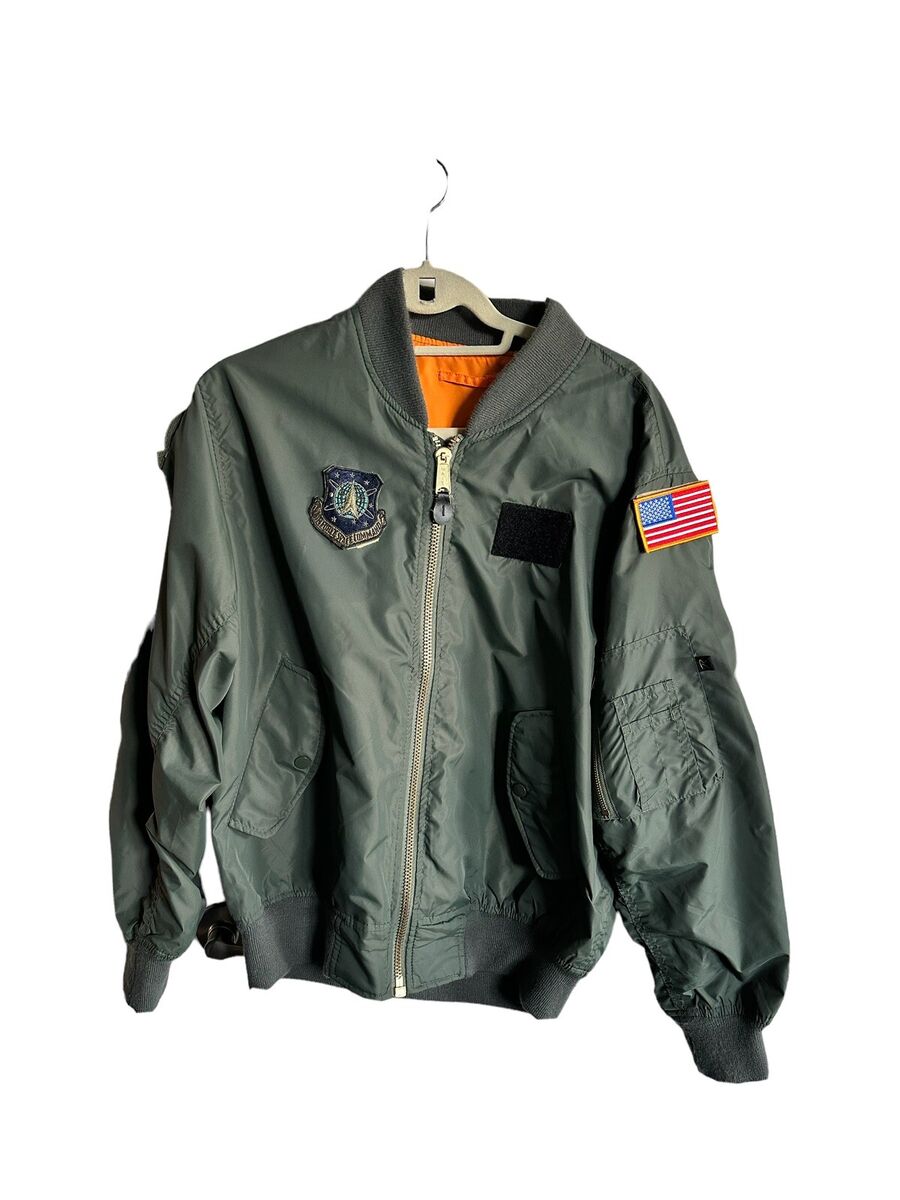 EUC Military Style Bomber Jacket - Zip Up Men's Size Large EUC Military Style Bomber Jacket - Zip Up Men's Size Large